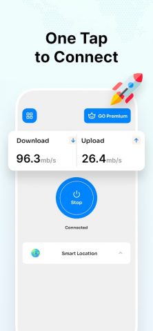 Shark VPN: Private, Secure VPN для Android — скриншот 2