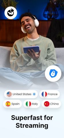 Shark VPN: Private, Secure VPN для Android — скриншот 3
