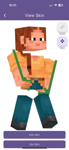 Skin Editor 3D for Minecraft — скриншот 2