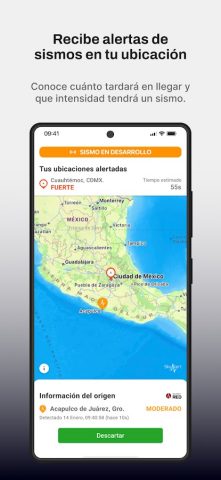 SkyAlert: Alerta Sísmica для Android — скриншот 2