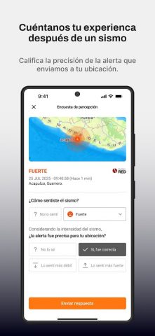 SkyAlert: Alerta Sísmica для Android — скриншот 4