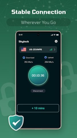 Skylock : Safe & Fast Proxy для Android — скриншот 3