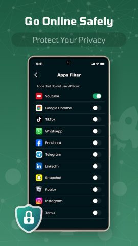 Skylock : Safe & Fast Proxy для Android — скриншот 4