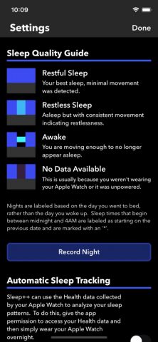 Sleep++ для iOS — скриншот 4