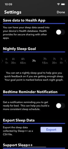Sleep++ для iOS — скриншот 5