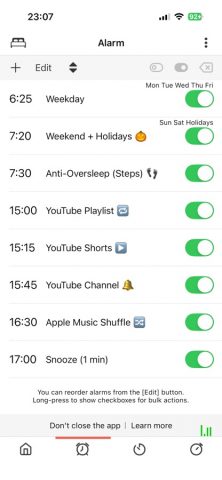 Sleep Music Alarm для iOS — скриншот 2