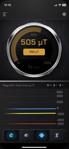 Smart Metal Detector для iOS — скриншот 2