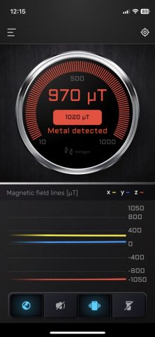 Smart Metal Detector для iOS — скриншот 4