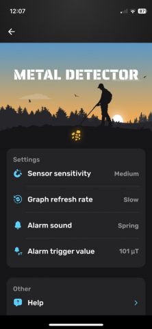 Smart Metal Detector для iOS — скриншот 5