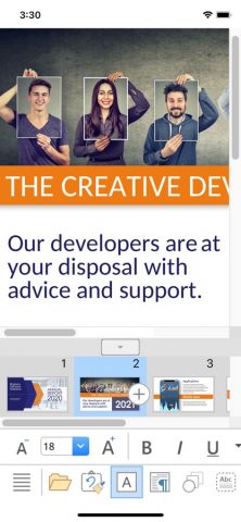 SoftMaker Presentations для iOS — скриншот 1