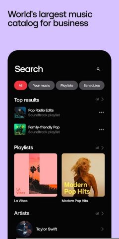 Soundtrack: Music for Business для Android — скриншот 4
