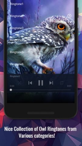 Сова Рингтоны для Android — скриншот 2