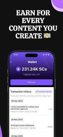Speckit by MemeChat для Android — скриншот 5