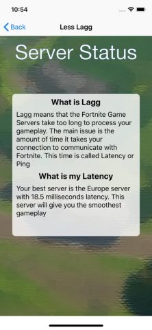 Статус сервера для: Fortnite для iOS — скриншот 2