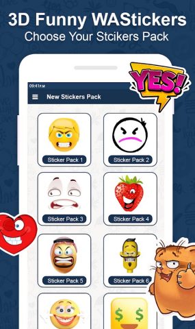 Stickers for WhatsApp & Memes для Android — скриншот 1