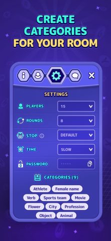 StopotS — The Categories Game для iOS — скриншот 2