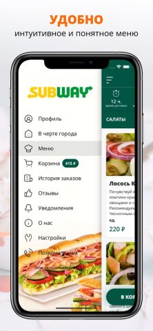 Subway Delivery для iOS — скриншот 2