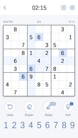 Судоку Мастер (Sudoku Master) для Android — скриншот 5