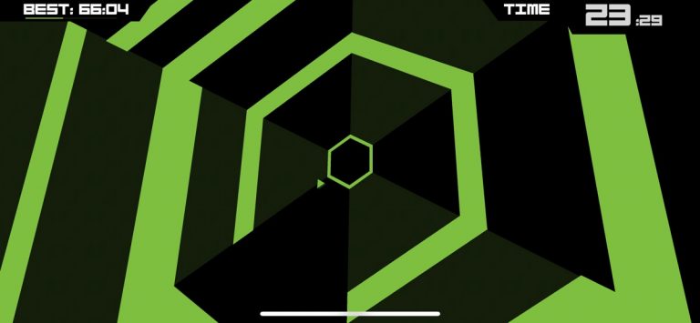 Super Hexagon для iOS — скриншот 2