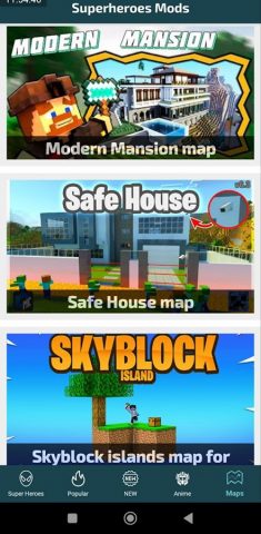 Superheroes Addon&Mod for MCPE для Android — скриншот 4