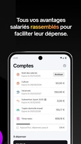 Swile для Android — скриншот 3