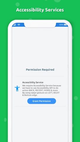 Swipe Back Navigation Gesture для Android — скриншот 1