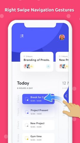 Swipe Back Navigation Gesture для Android — скриншот 2