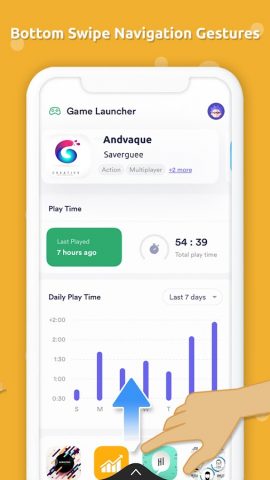 Swipe Back Navigation Gesture для Android — скриншот 3