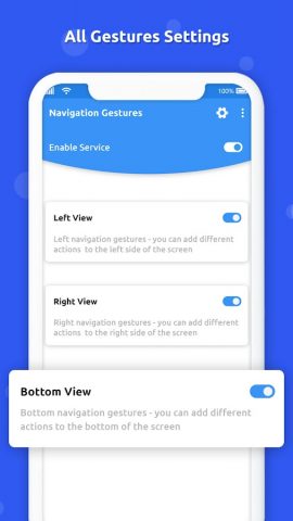 Swipe Back Navigation Gesture для Android — скриншот 5