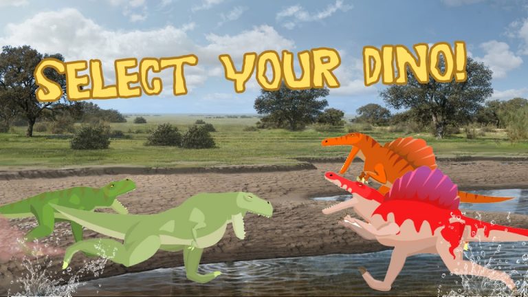 T-Rex Fights Spinosaurus для Android — скриншот 4