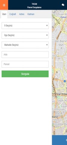 TKGM Parsel Sorgu для iOS — скриншот 1
