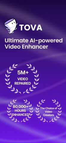 TOVA — Tokti AI Video Enhancer для iOS — скриншот 2