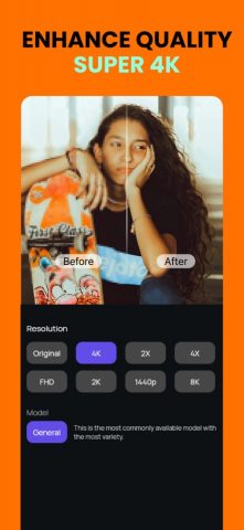 TOVA — Tokti AI Video Enhancer для iOS — скриншот 3