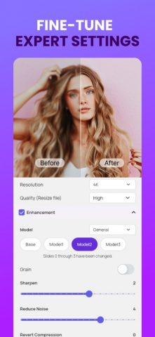 TOVA — Tokti AI Video Enhancer для iOS — скриншот 4