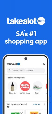 Takealot – Online Shopping App для Android — скриншот 1