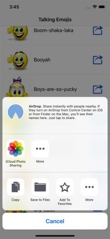 Talking Emojis for Texting для iOS — скриншот 4