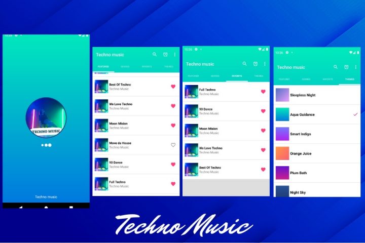 Techno Music App для Android — скриншот 1
