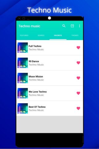 Techno Music App для Android — скриншот 3