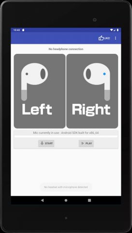Тест наушников Л/П мик. для Android — скриншот 5