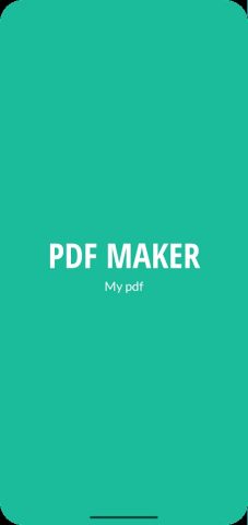 Text to pdf для Android — скриншот 1