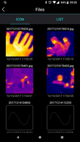 Thermview+ для Android — скриншот 4