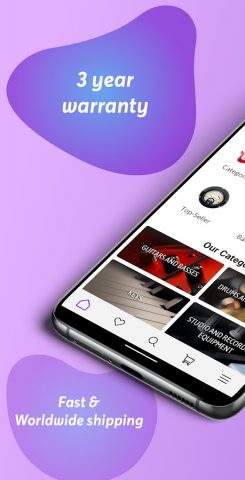 Thomann: Discover Music Gear для Android — скриншот 1