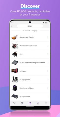 Thomann: Discover Music Gear для Android — скриншот 3