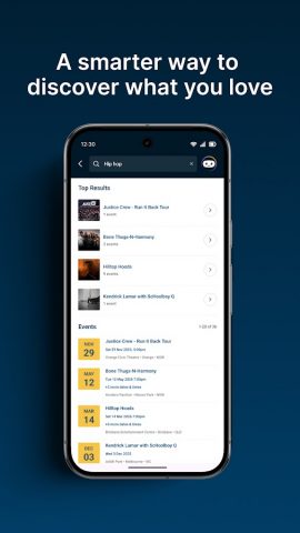 Ticketek AU для Android — скриншот 3