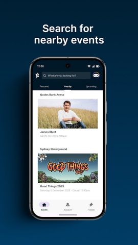 Ticketek AU для Android — скриншот 4