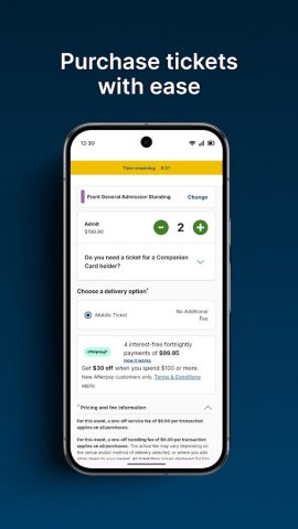 Ticketek AU для Android — скриншот 5