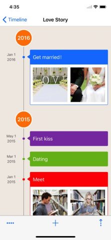Timeline — Diary and Notes для iOS — скриншот 1