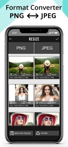 TinyPhoto: Convert Resize Crop для iOS — скриншот 5