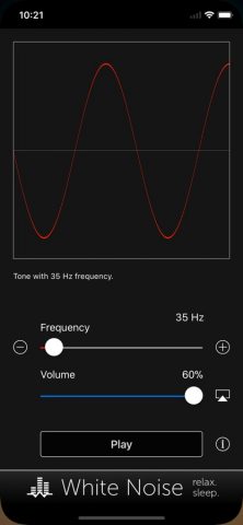 Tone Generator: Audio Sound Hz для iOS — скриншот 1