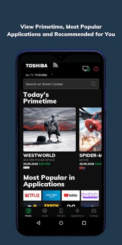 Toshiba TV Smart Center для Android — скриншот 2